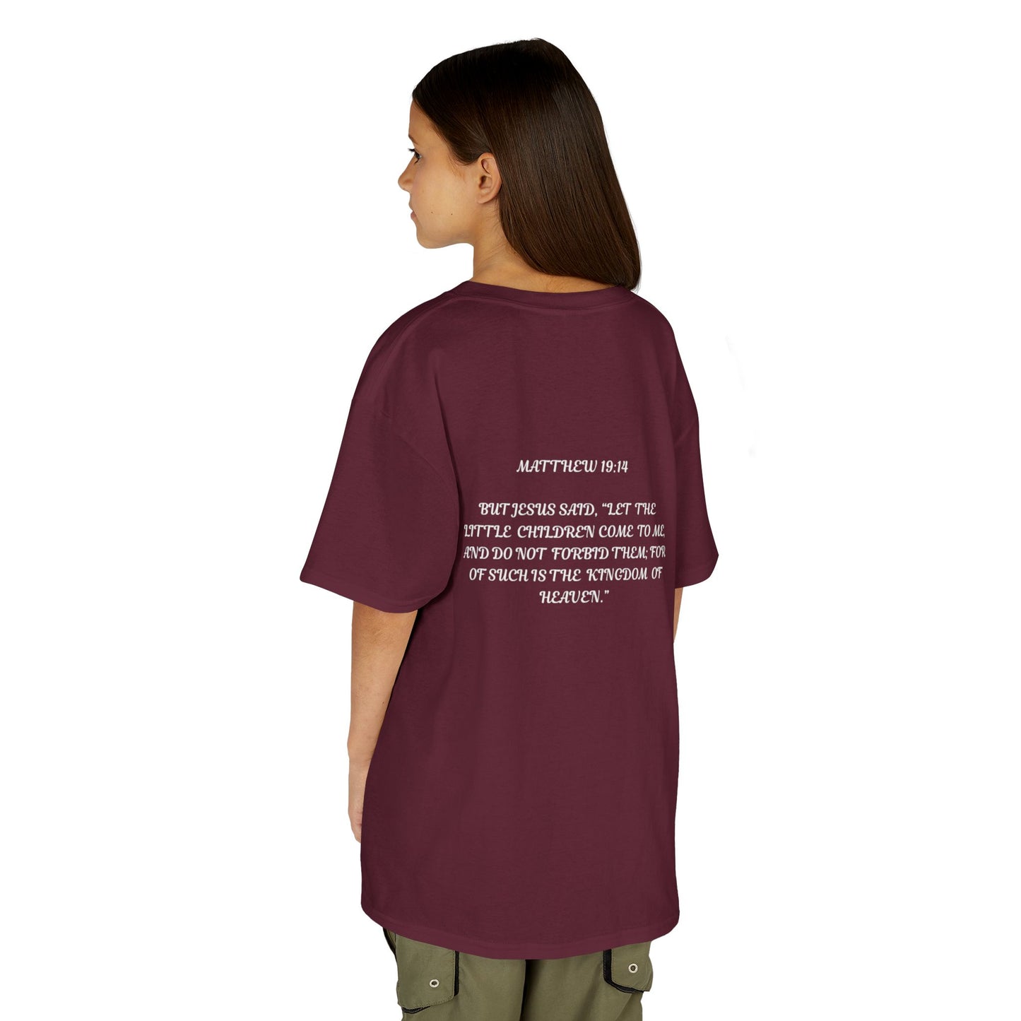 Children of the King Inspirational Kids Cotton T-Shirt (BL)