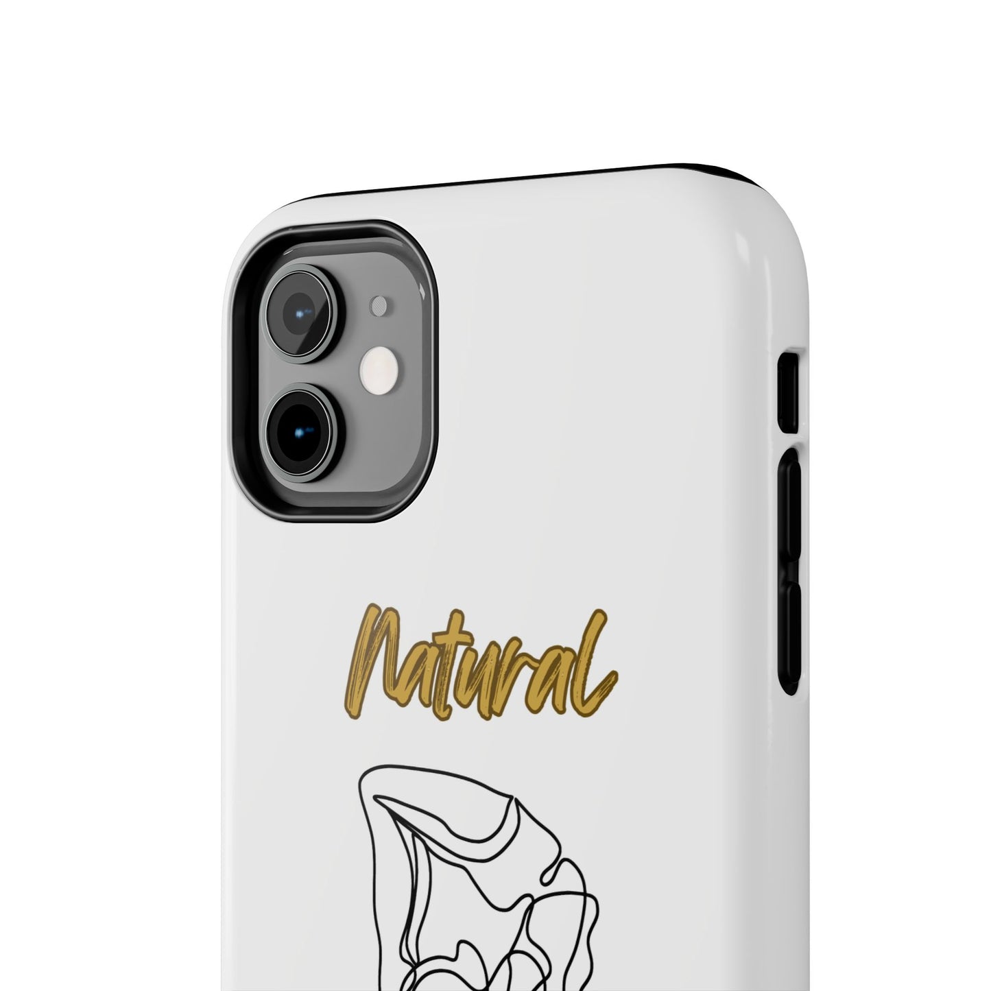 Natural Woman Flexible (BL)Tough Phone Cases WHITE