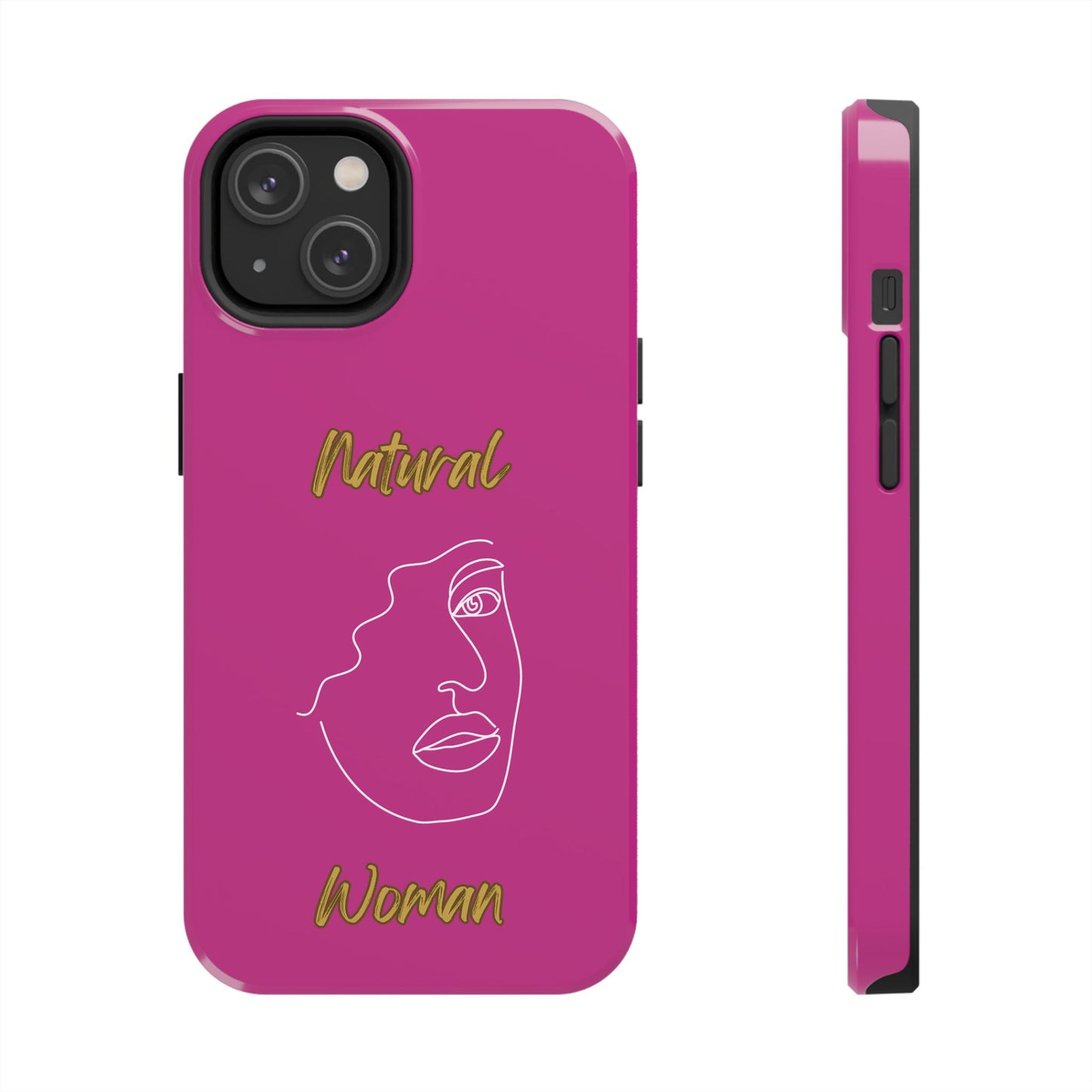 Natural Woman Peekaboo (WL)Tough Phone Cases PINK