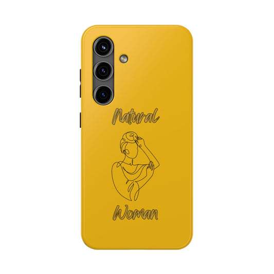 Natural Woman Style (BL)Tough Phone Cases YELLOW