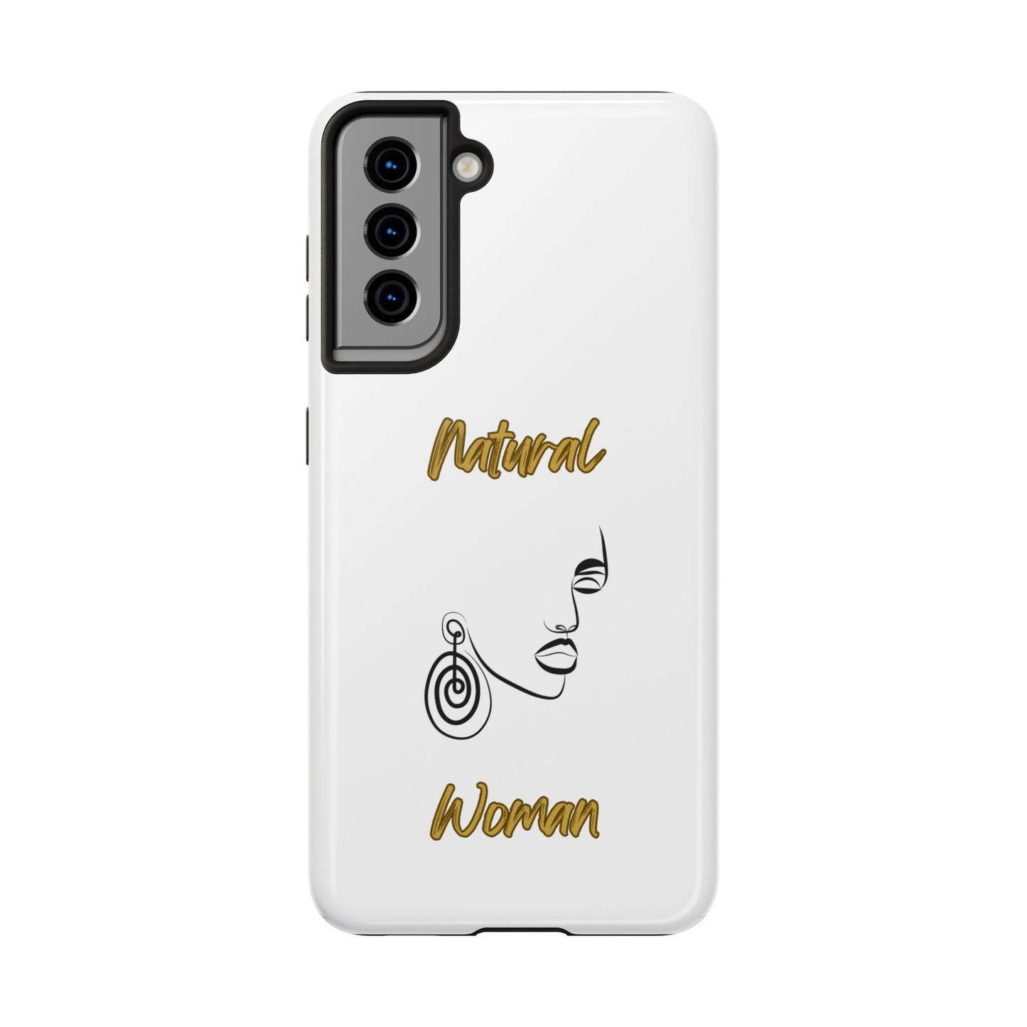 Natural Woman Music In My Soul (BL)Tough Phone Cases WHITE