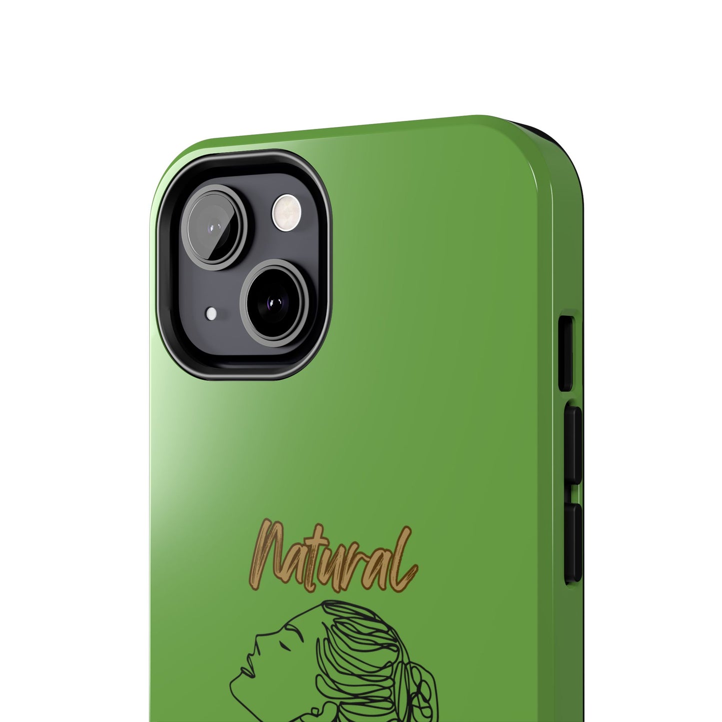 Natural Woman Wet Bun (BL) Tough Phone Cases GREEN