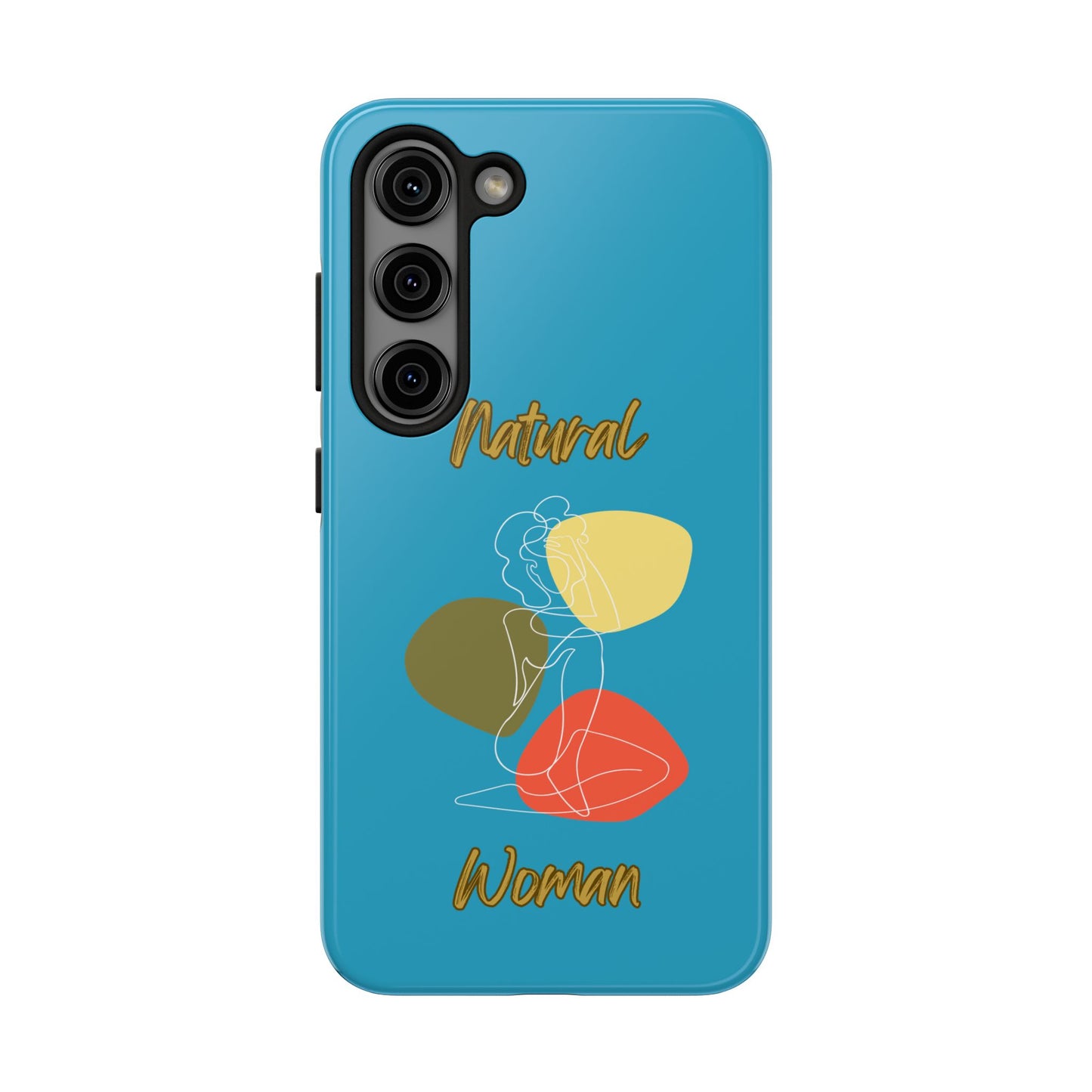 Natural Woman Colorful Pose (WL)Tough Phone Cases TURQUOISE