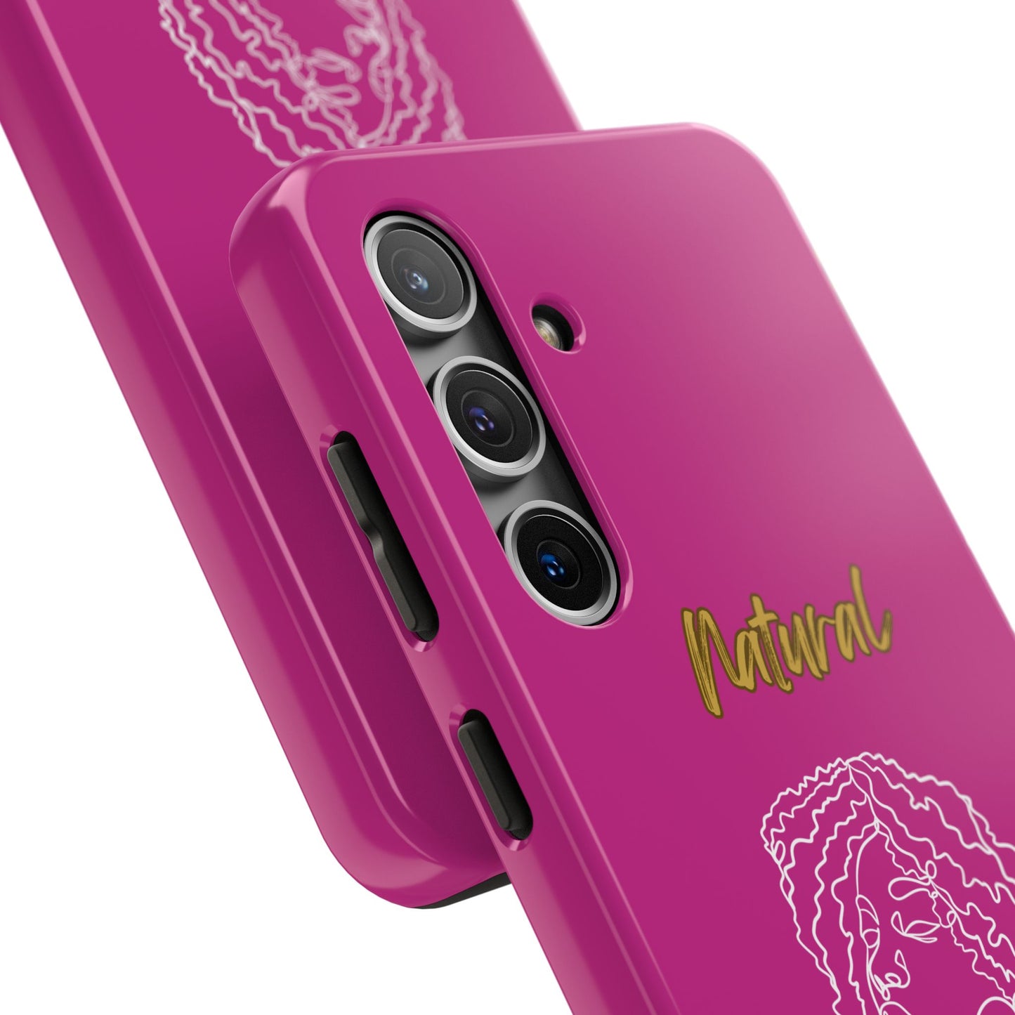 Natural Woman Naturally Me (WL)Tough Phone Cases PINK