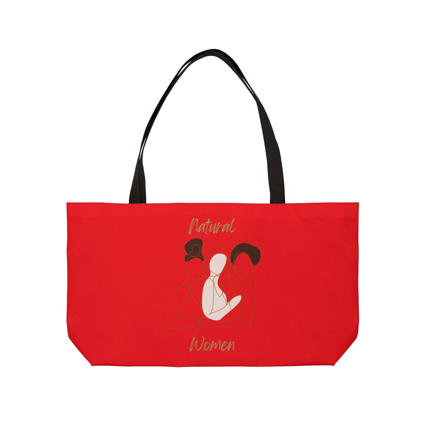 Natural Women Friends (BL) Weekender Tote Bag RED
