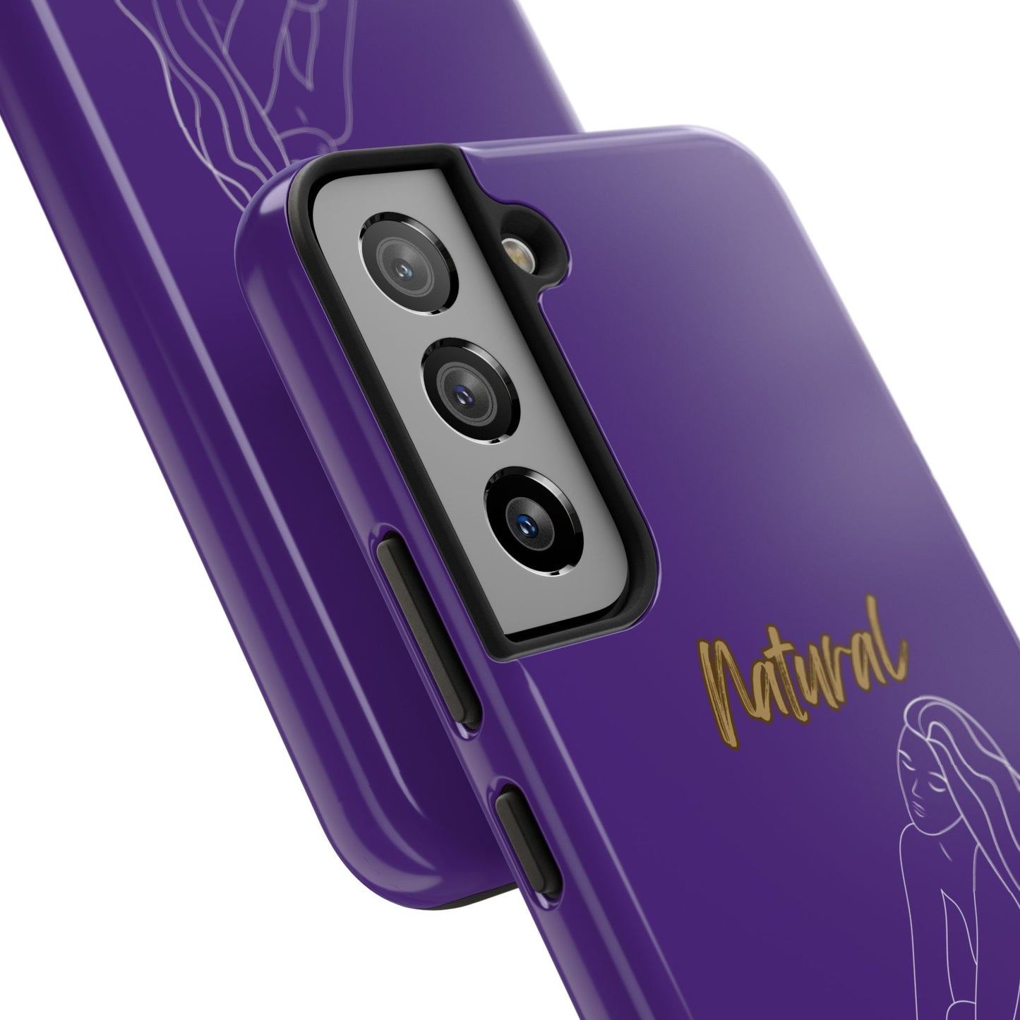 Natural Woman Beauty (WL) Tough Phone Cases PURPLE