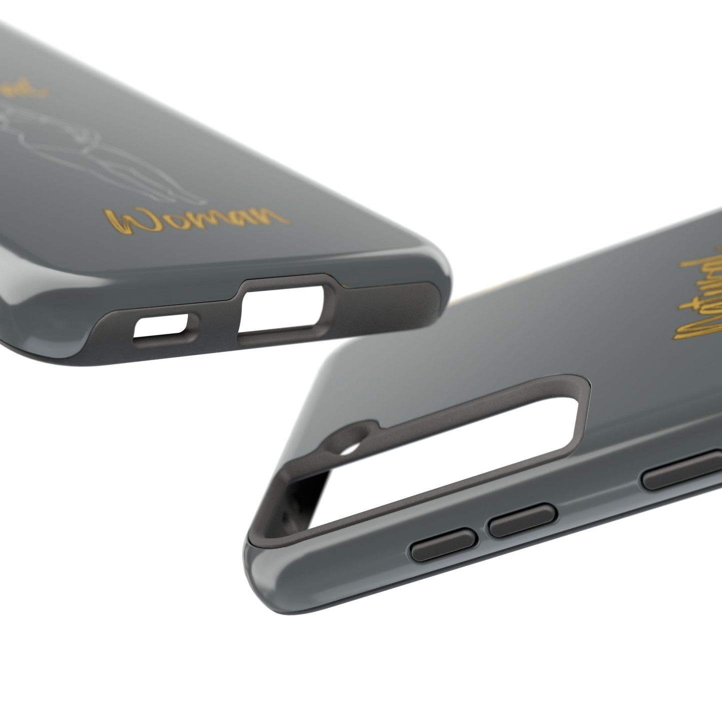Natural Woman Looking Good (WL)Tough Phone Cases DARK GREY