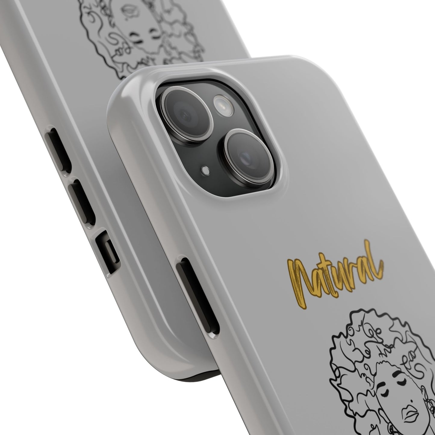 Natural Woman All About Me (BL)Tough Phone Cases LIGHT GREY