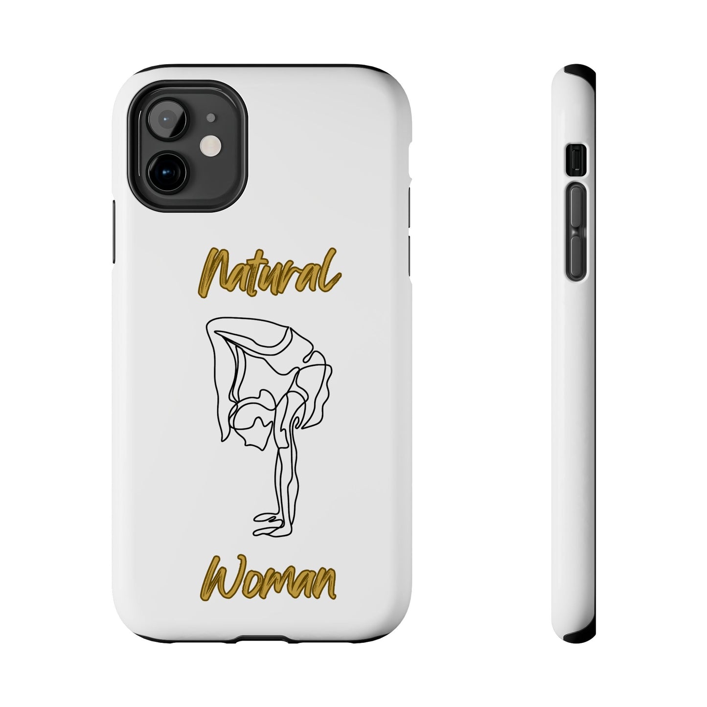 Natural Woman Flexible (BL)Tough Phone Cases WHITE