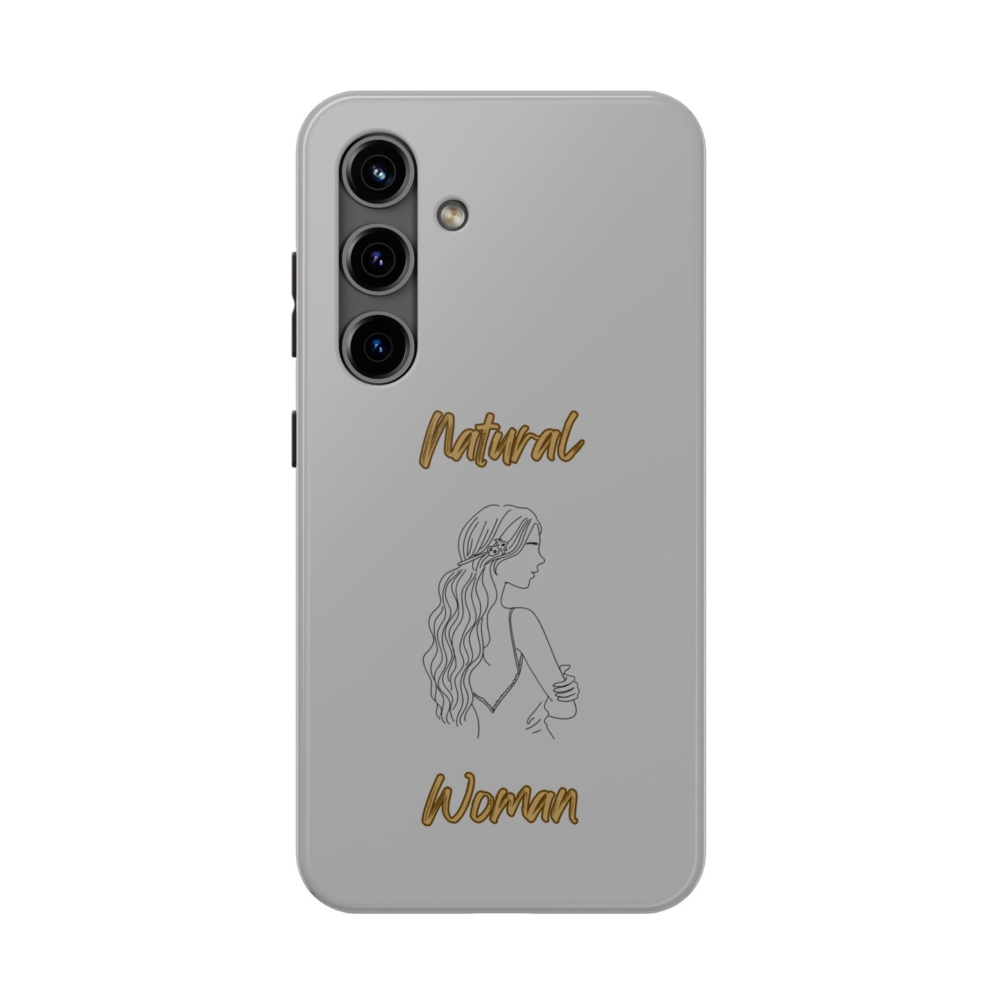 Natural Woman Young Woman (BL)Tough Phone Cases LIGHT GREY