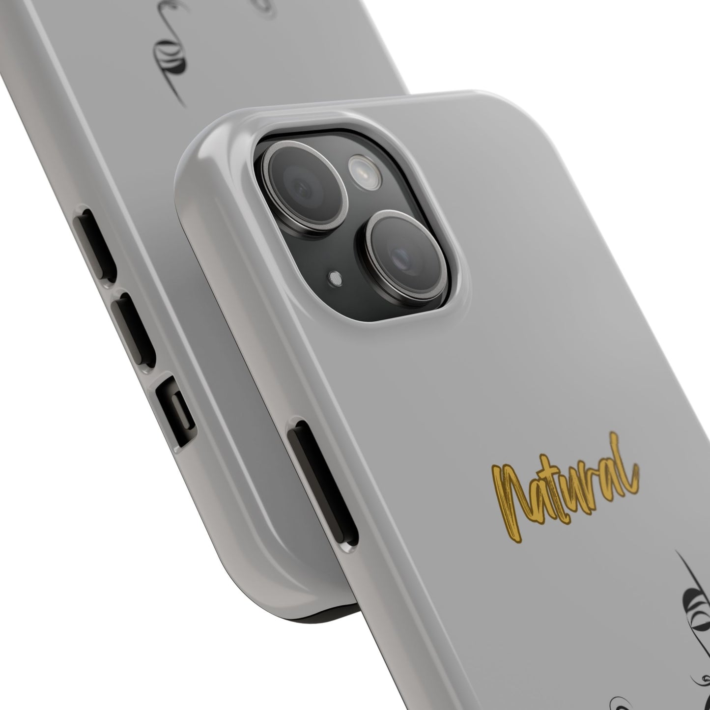 Natural Woman Music In My Soul (BL)Tough Phone Cases LIGHT GREY