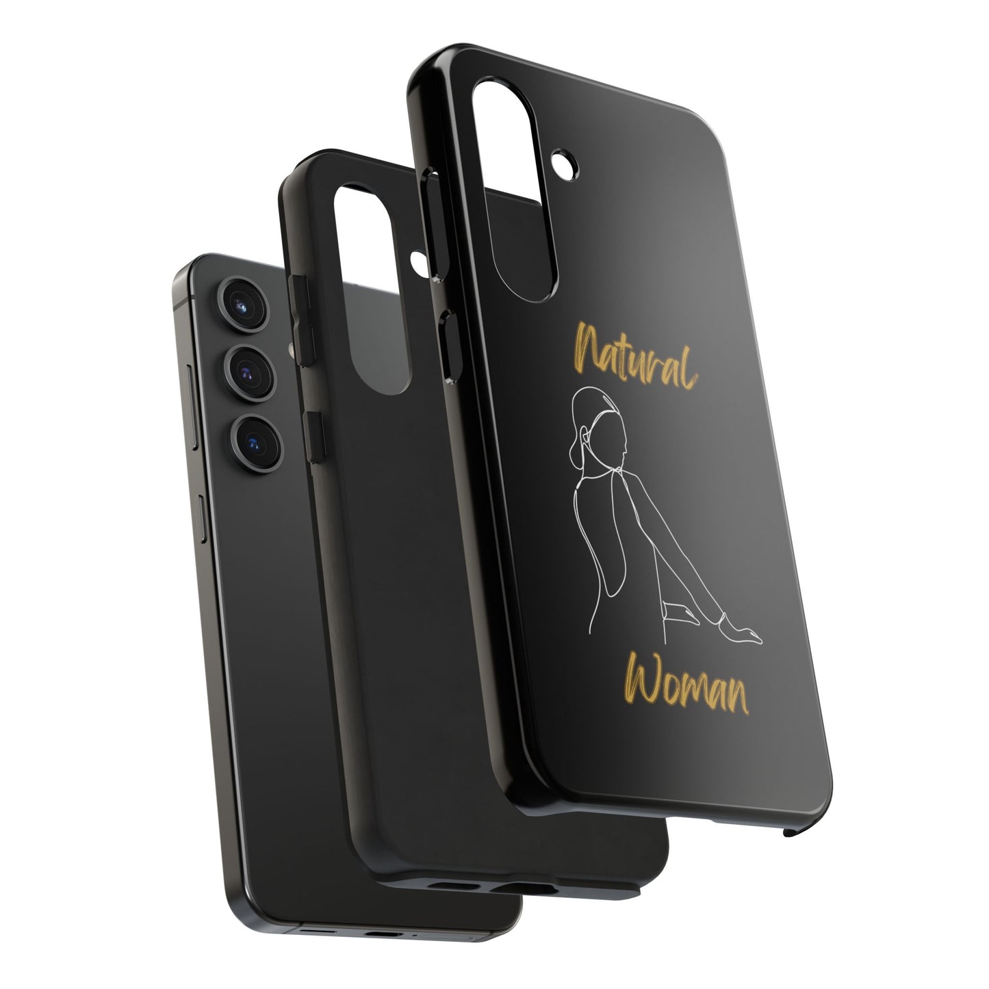 Natural Woman Hands Free (WL)Tough Phone Cases BLACK