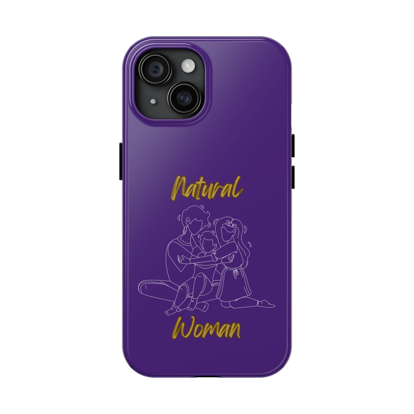 Natural Woman Bear Hugs (WL) Tough Phone Cases PURPLE