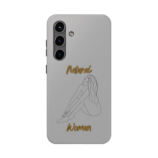 Natural Woman Beauty (BL) Tough Phone Cases LIGHT GREY