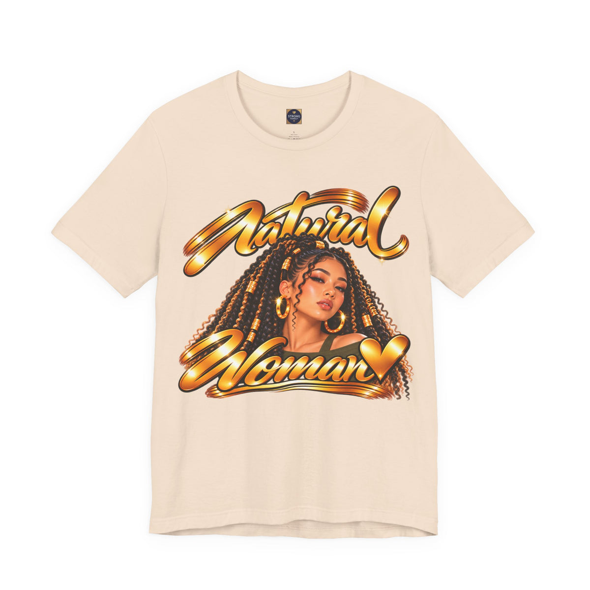 Natural Woman Twists Graphic Tee – Asian Edition | Strong Family