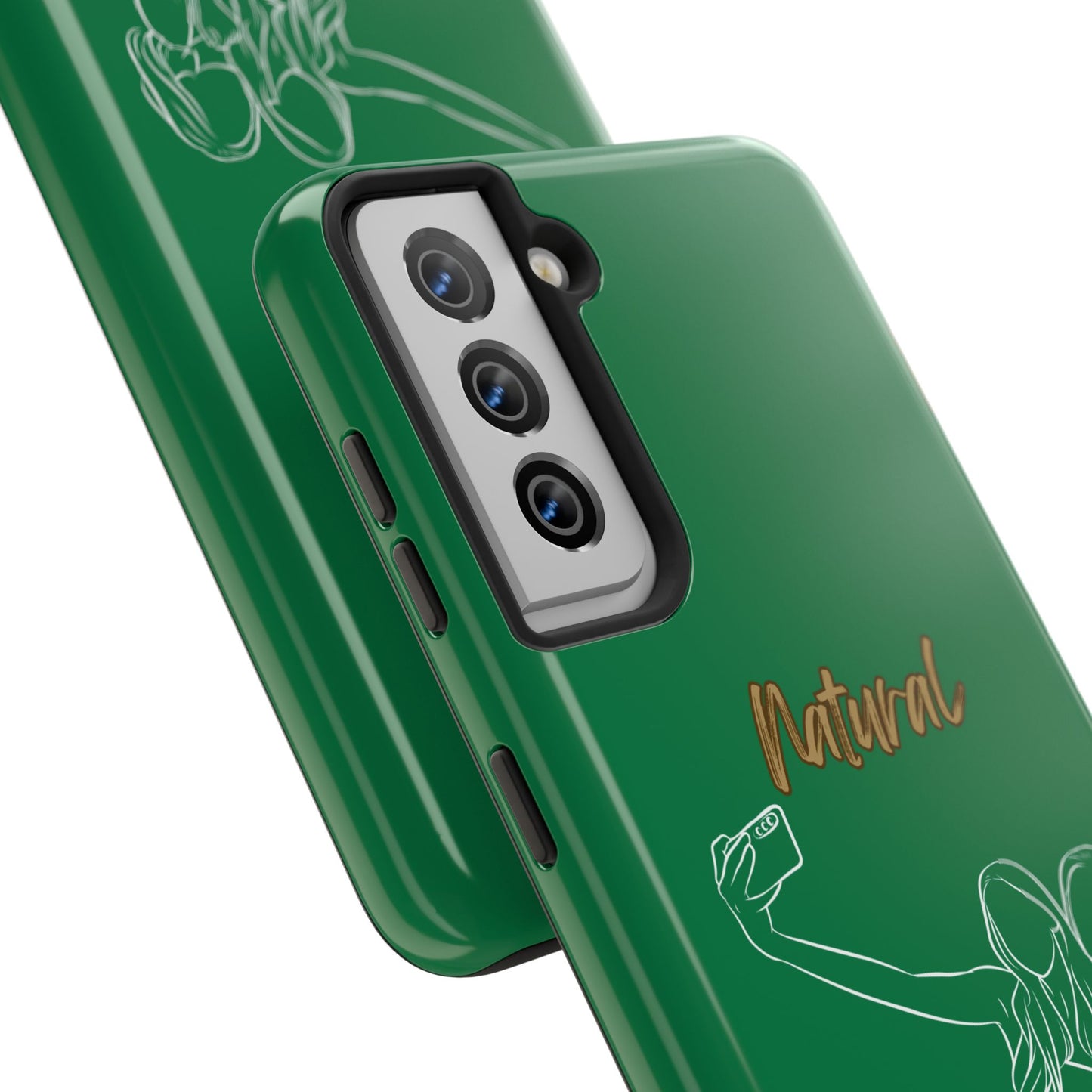 Natural Woman Friends Selfie (WL)Tough Phone Cases DARK GREEN