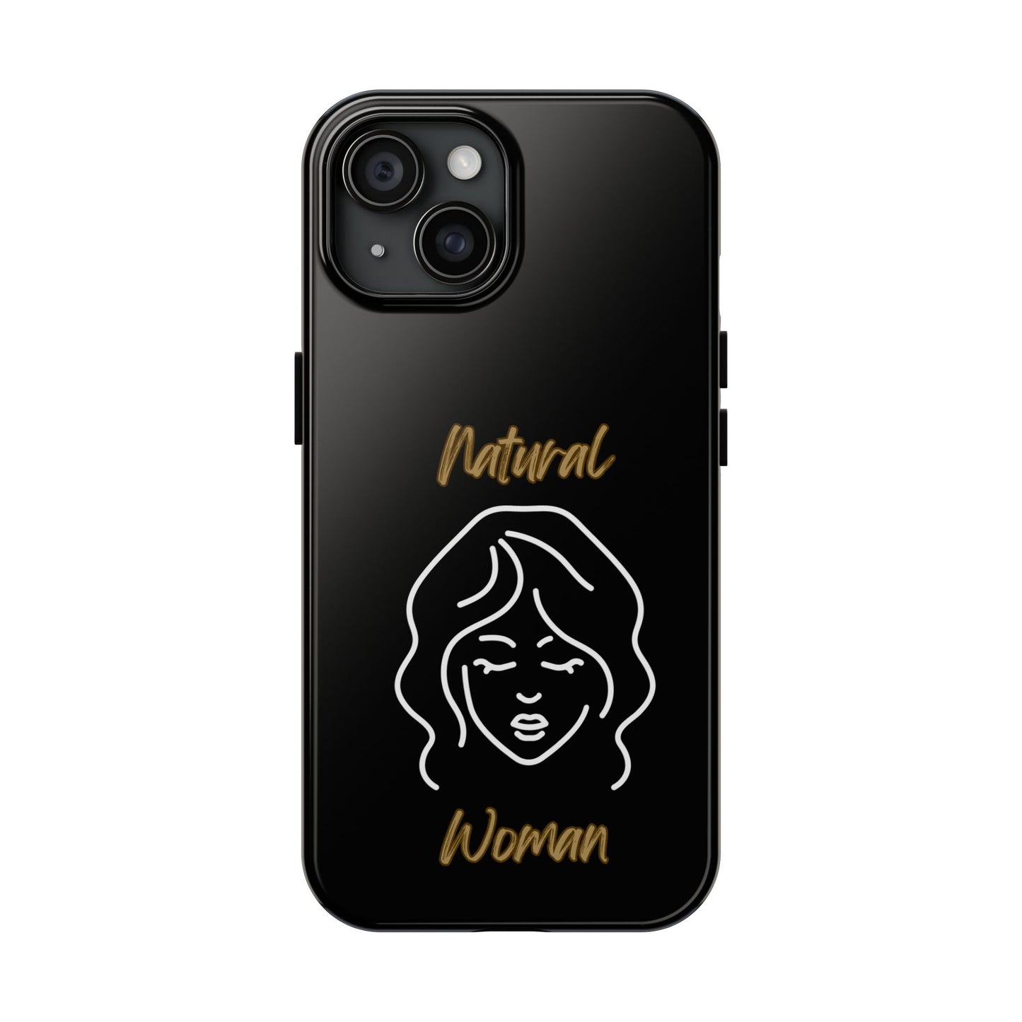 Natural Woman Modest (WL)Tough Phone Cases BLACK