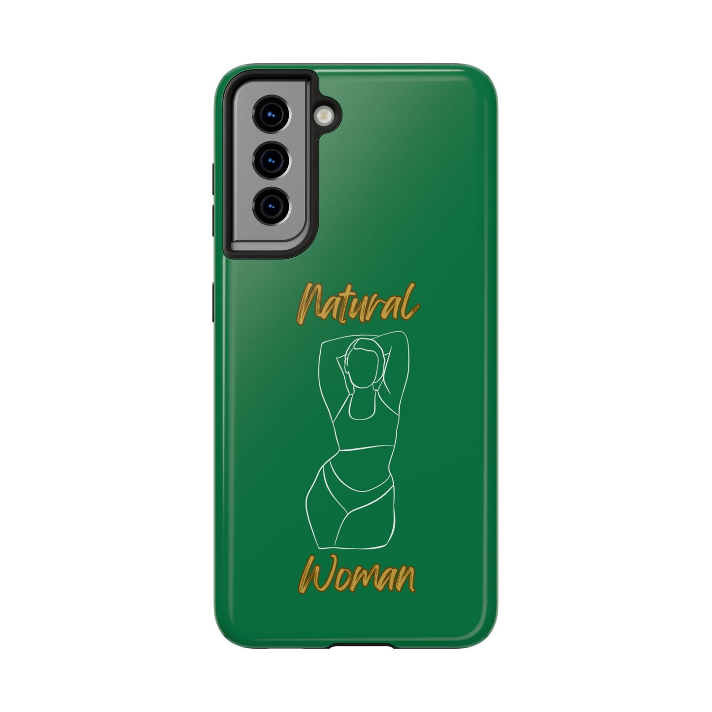 Natural Woman I Love Me (WL)Tough Phone Cases DARK GREEN