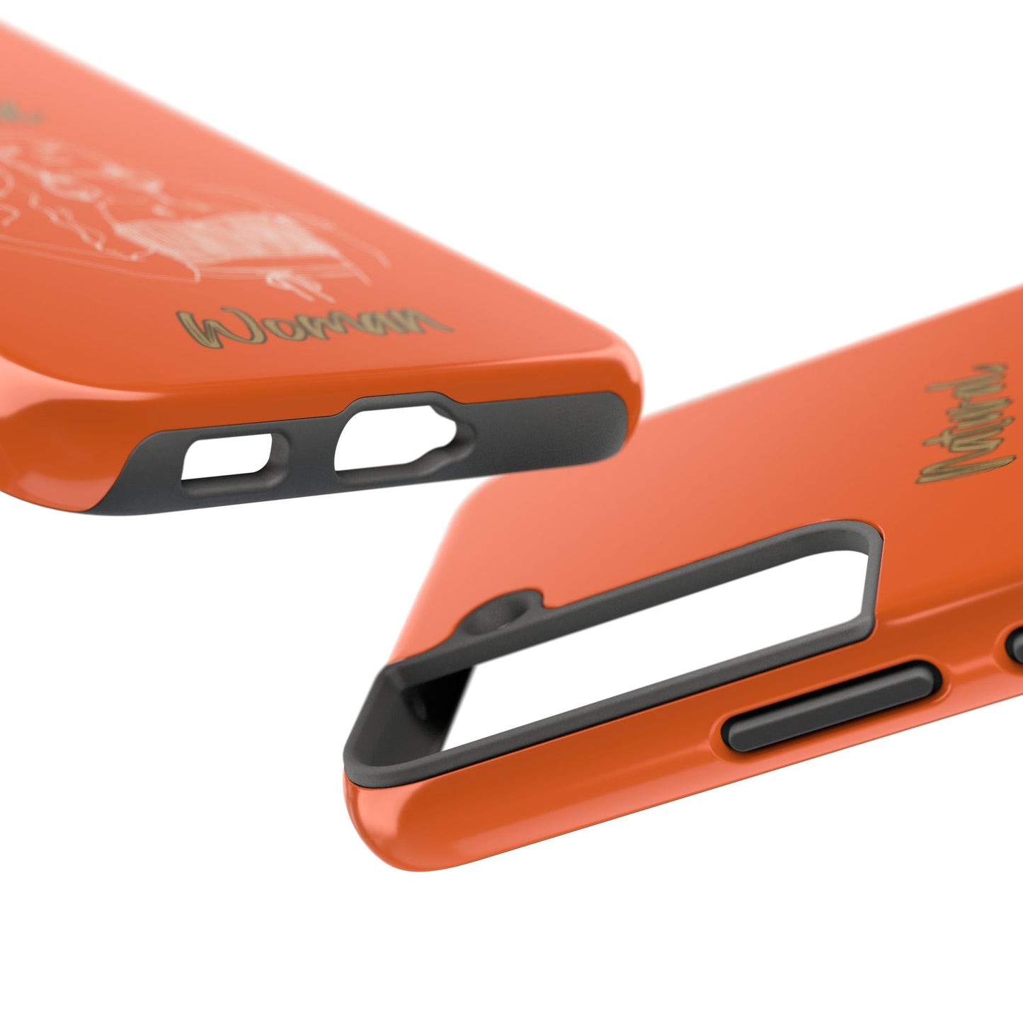 Natural Woman Thinking (WL)Tough Phone Cases ORANGE