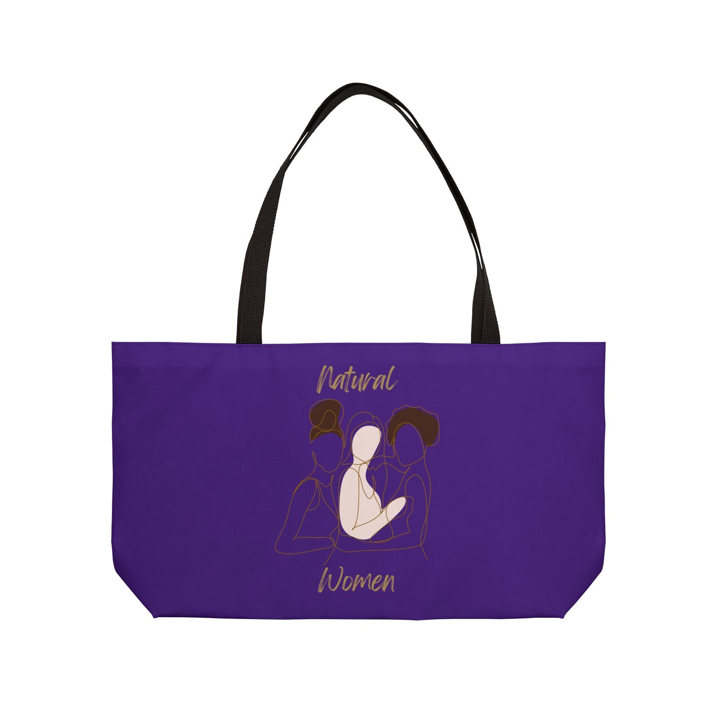 Natural Women Friends (BL) Weekender Tote Bag PURPLE