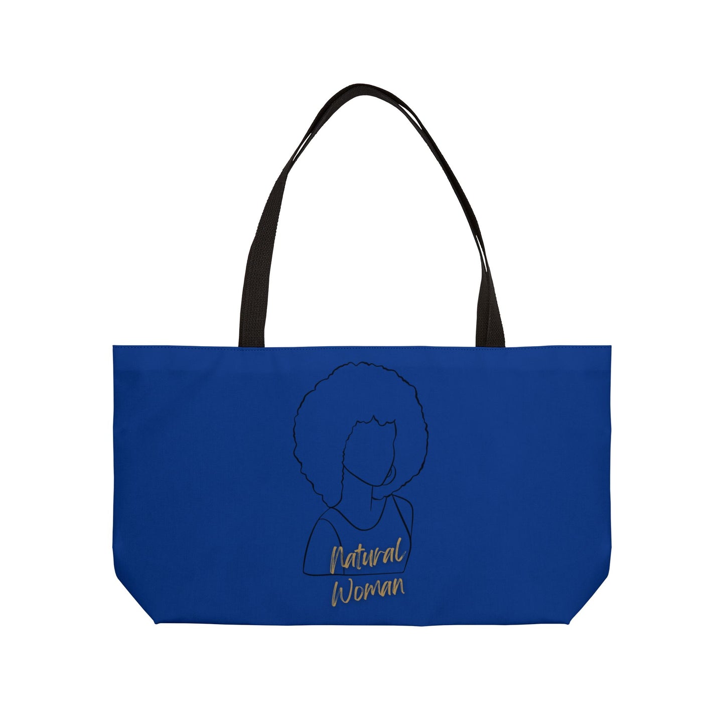 Natural Woman Afro (BL) Weekender Tote Bag DARK BLUE