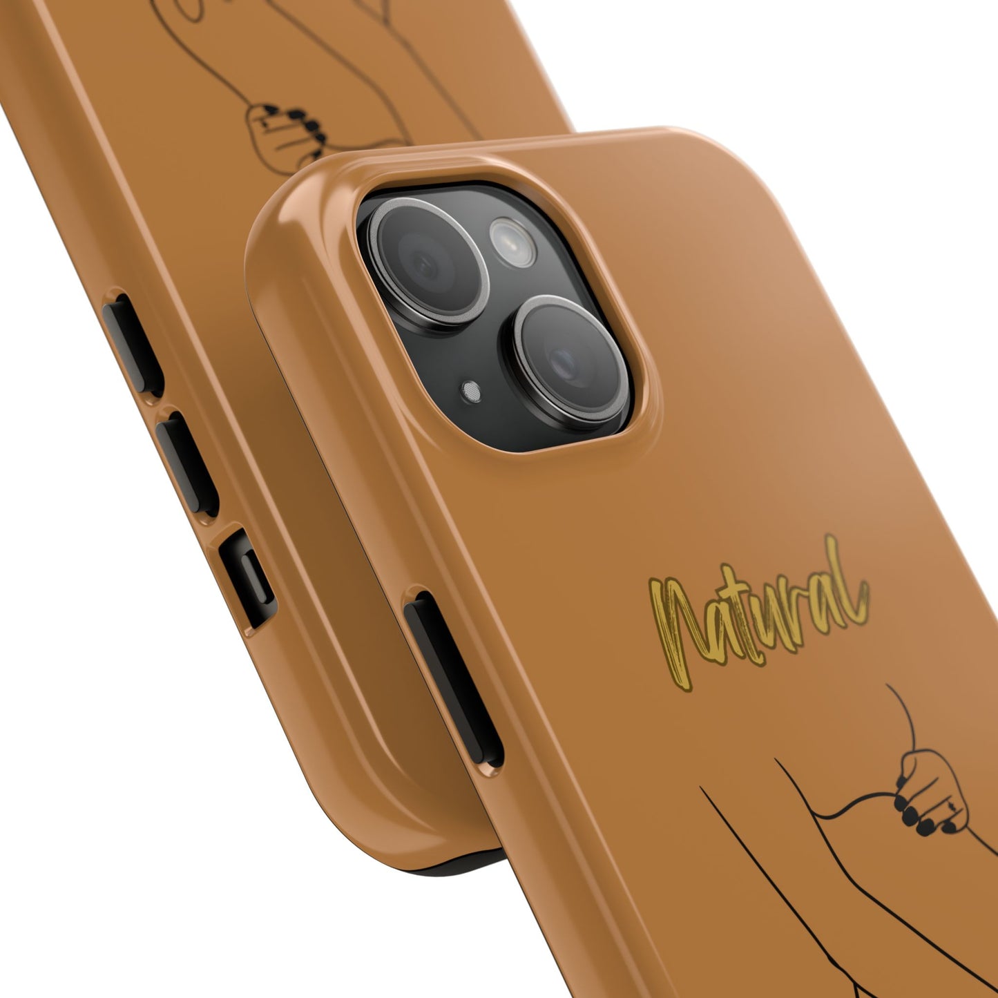Natural Woman Loved In & Out (BL)Tough Phone Cases LIGHT BROWN