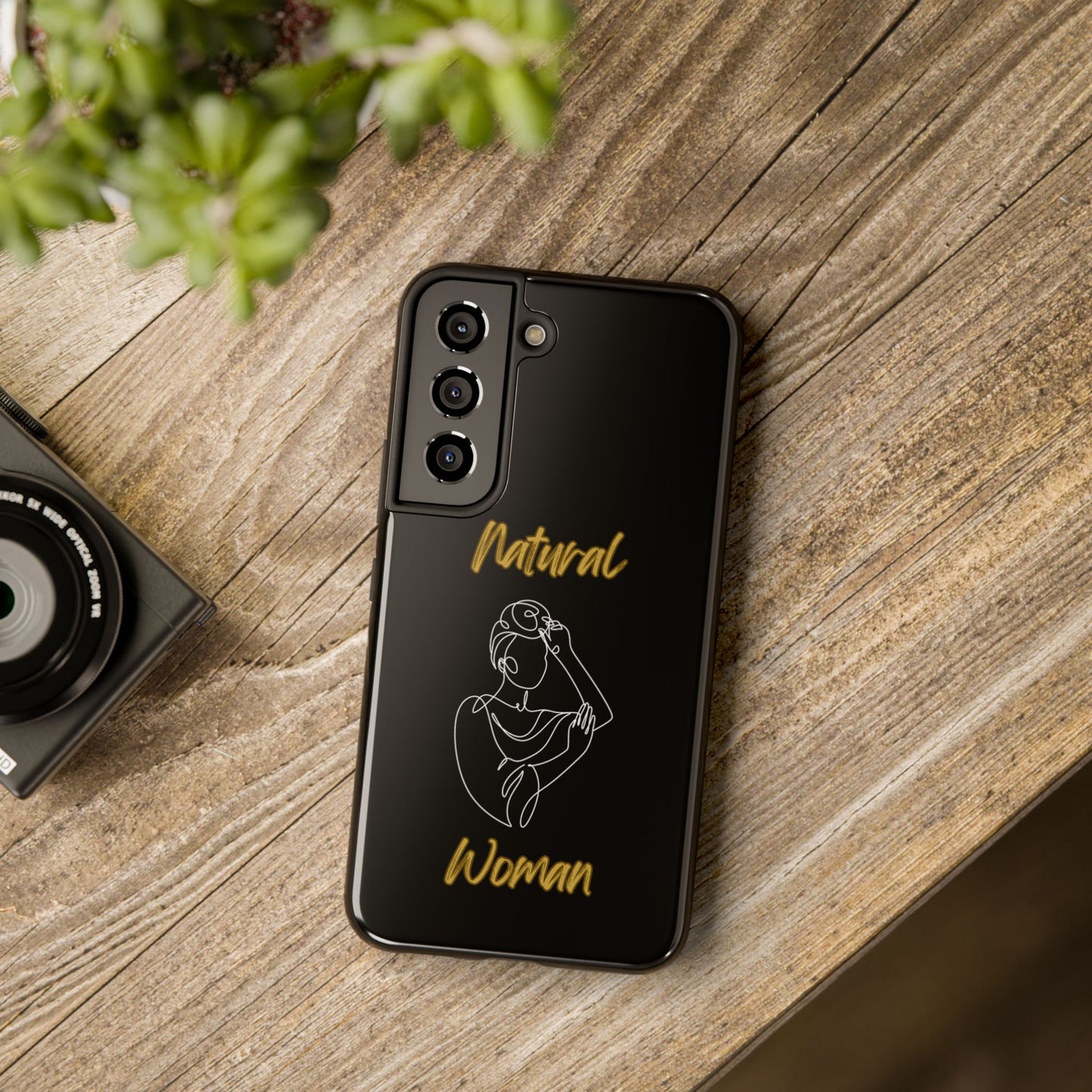 Natural Woman Style (WL)Tough Phone Cases BLACK