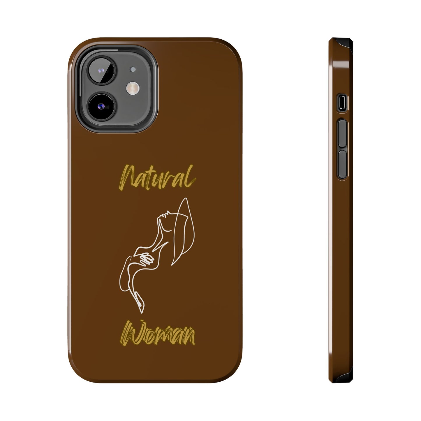 Natural Woman Free (WL)Tough Phone Cases BROWN