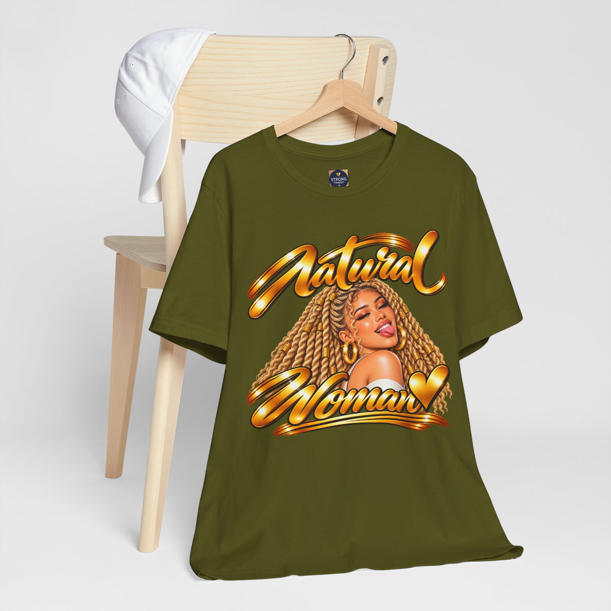 Natural Woman Twists Graphic Tee – Blonde Edition | Strong Family