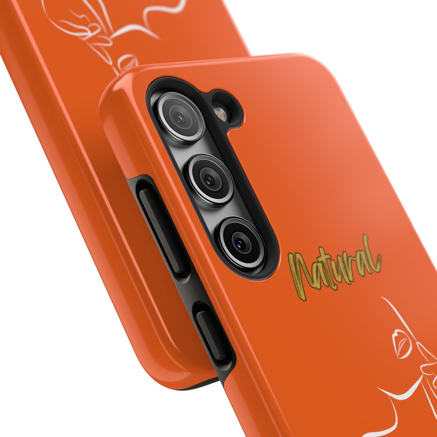 Natural Woman Chin Up (WL)Tough Phone Cases ORANGE