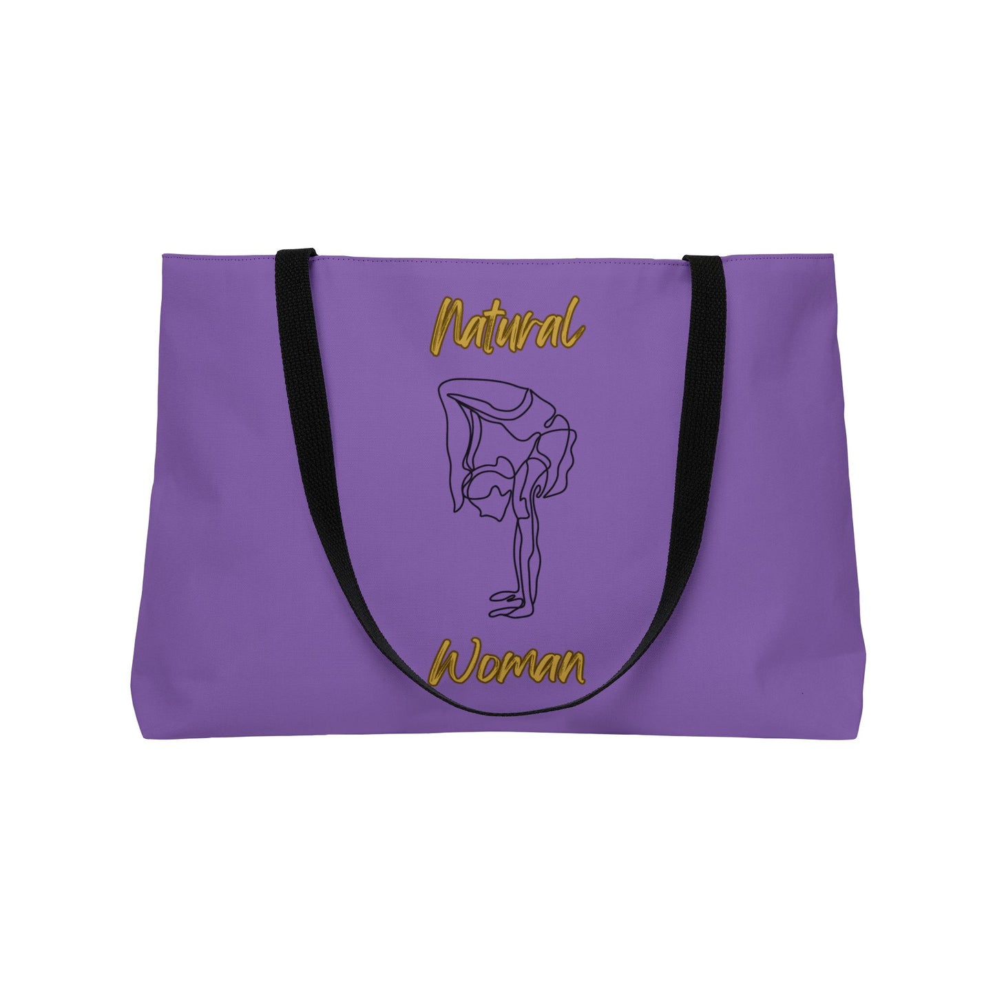Natural Woman Flexible (BL) Weekender Tote Bag LIGHT PURPLE