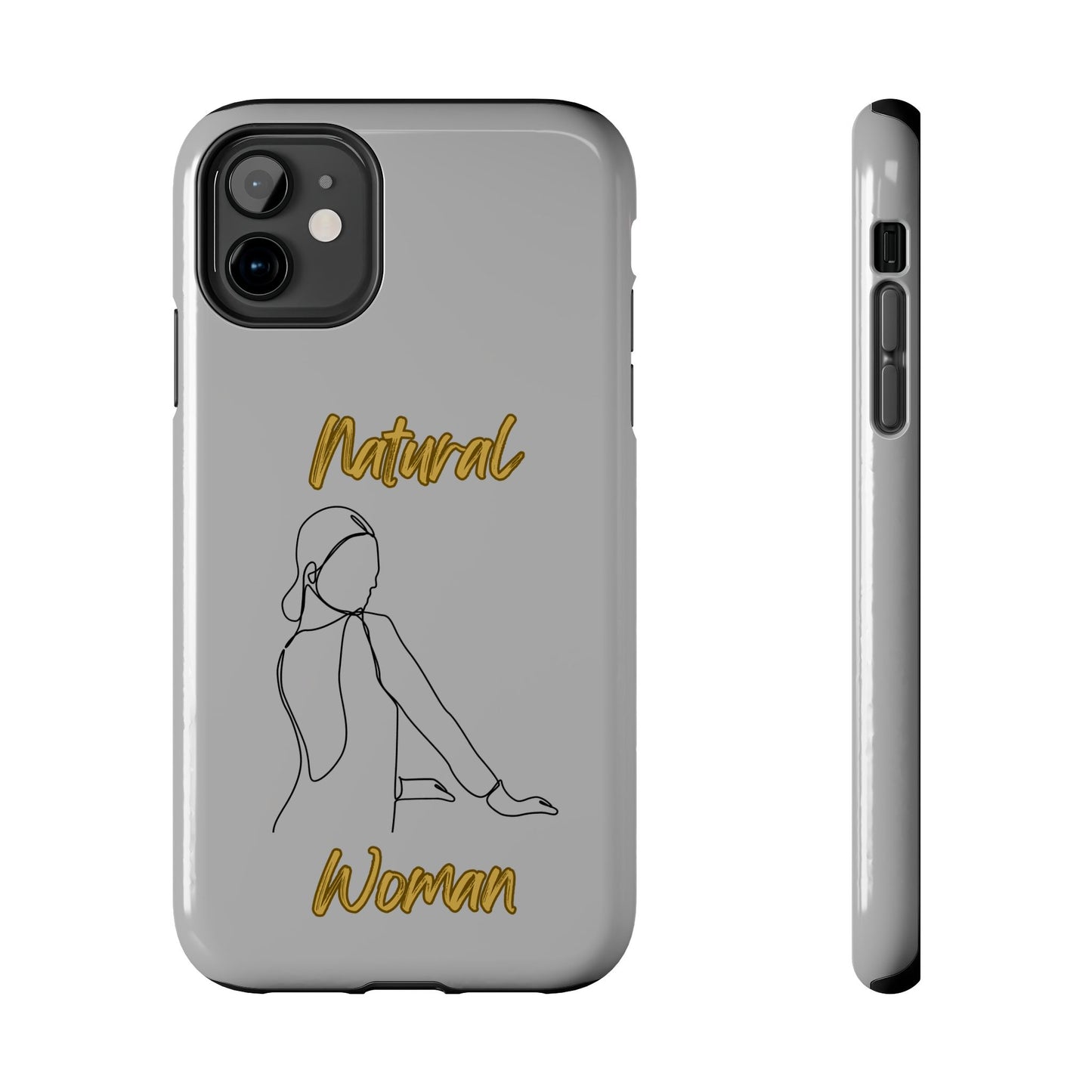 Natural Woman Hands Free (BL)Tough Phone Cases LIGHT GREY