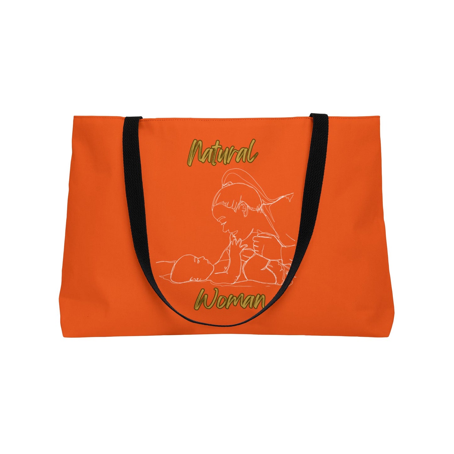 Natural Woman New Life (WL) Weekender Tote Bag ORANGE