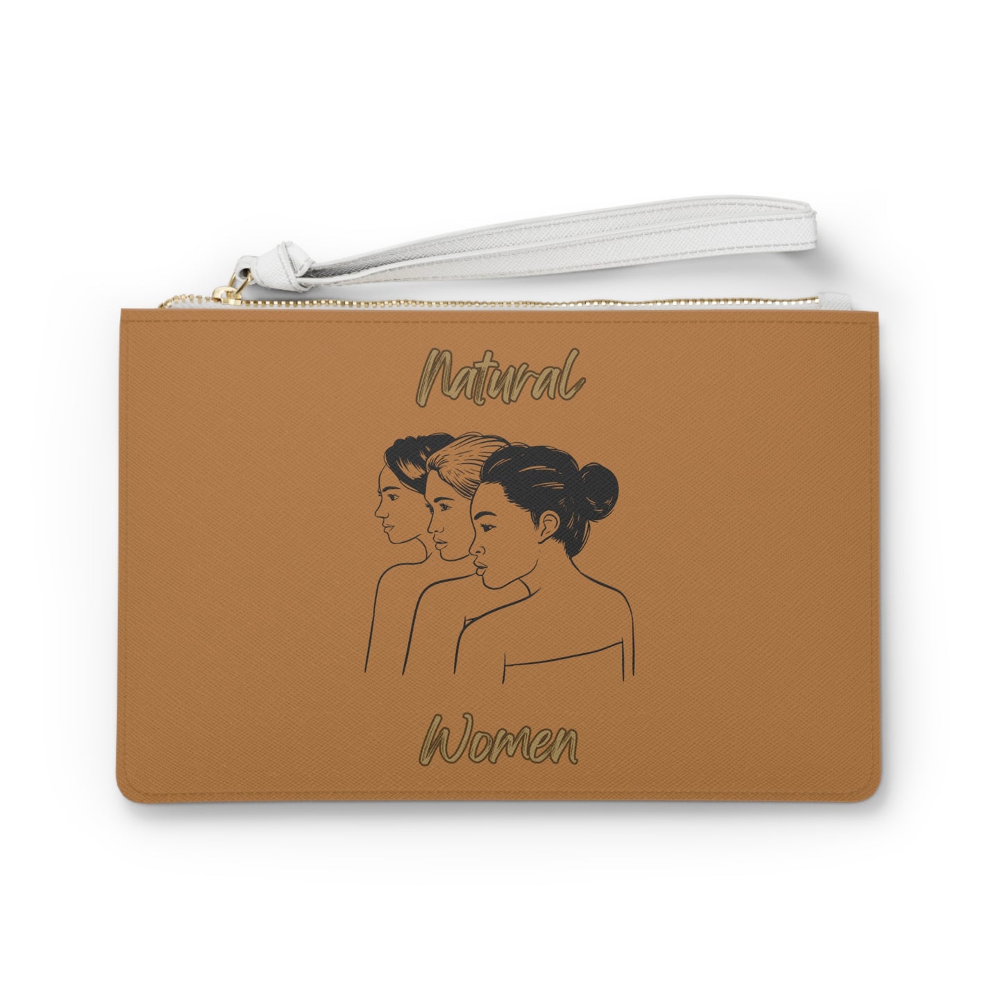 Natural Woman United Friends (BL) Clutch Bag LIGHT BROWN
