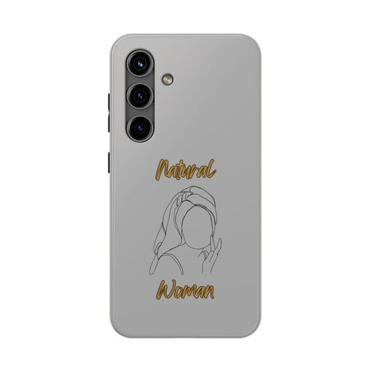 Natural Woman Towel Wrapped (BL)Tough Phone Cases LIGHT GREY