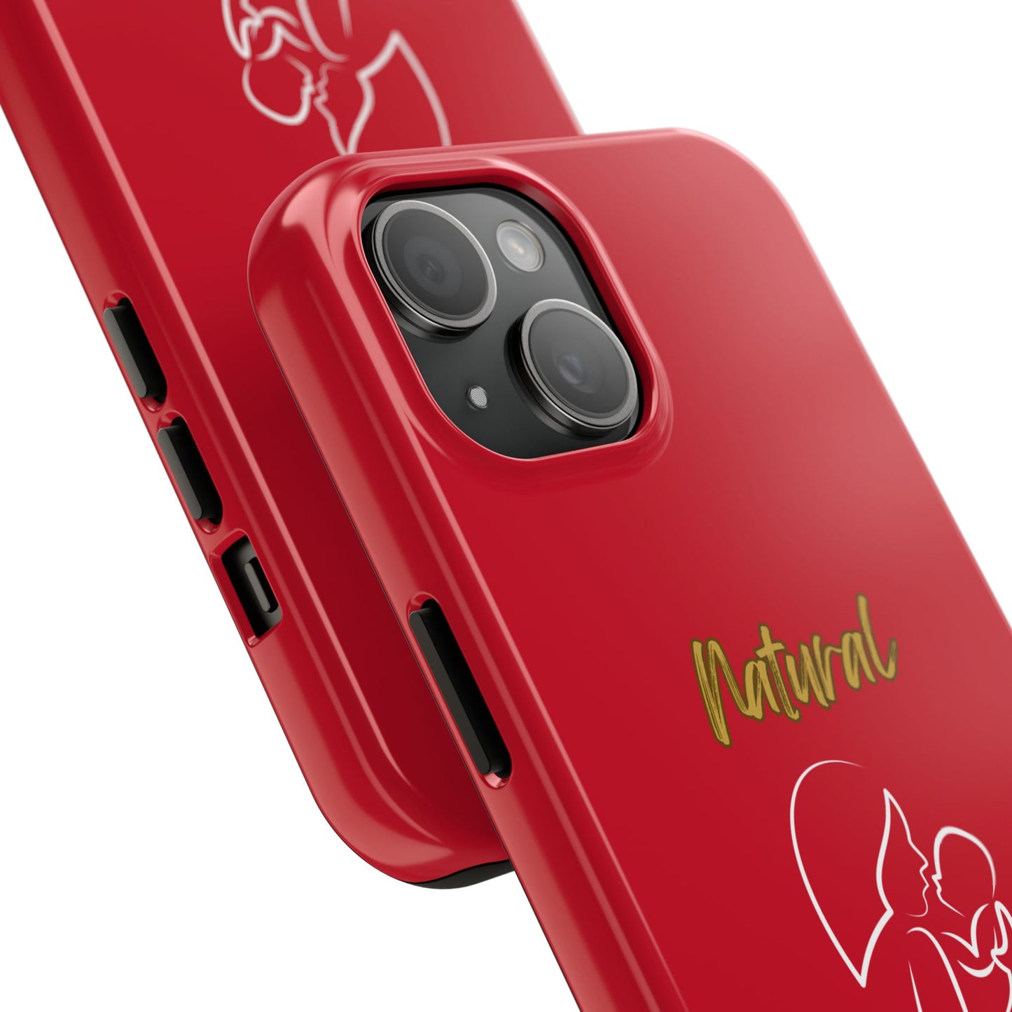 Natural Woman Long Awaited (WL)Tough Phone Cases DARK RED