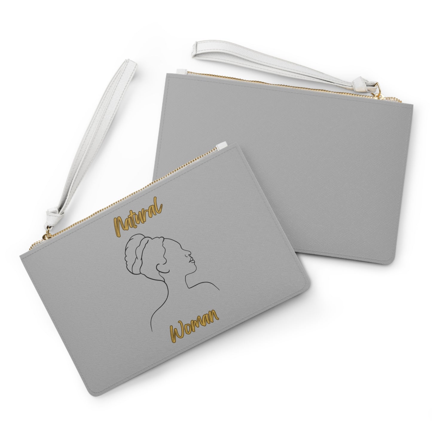 Natural Woman Mixed (BL) Clutch Bag LIGHT GREY