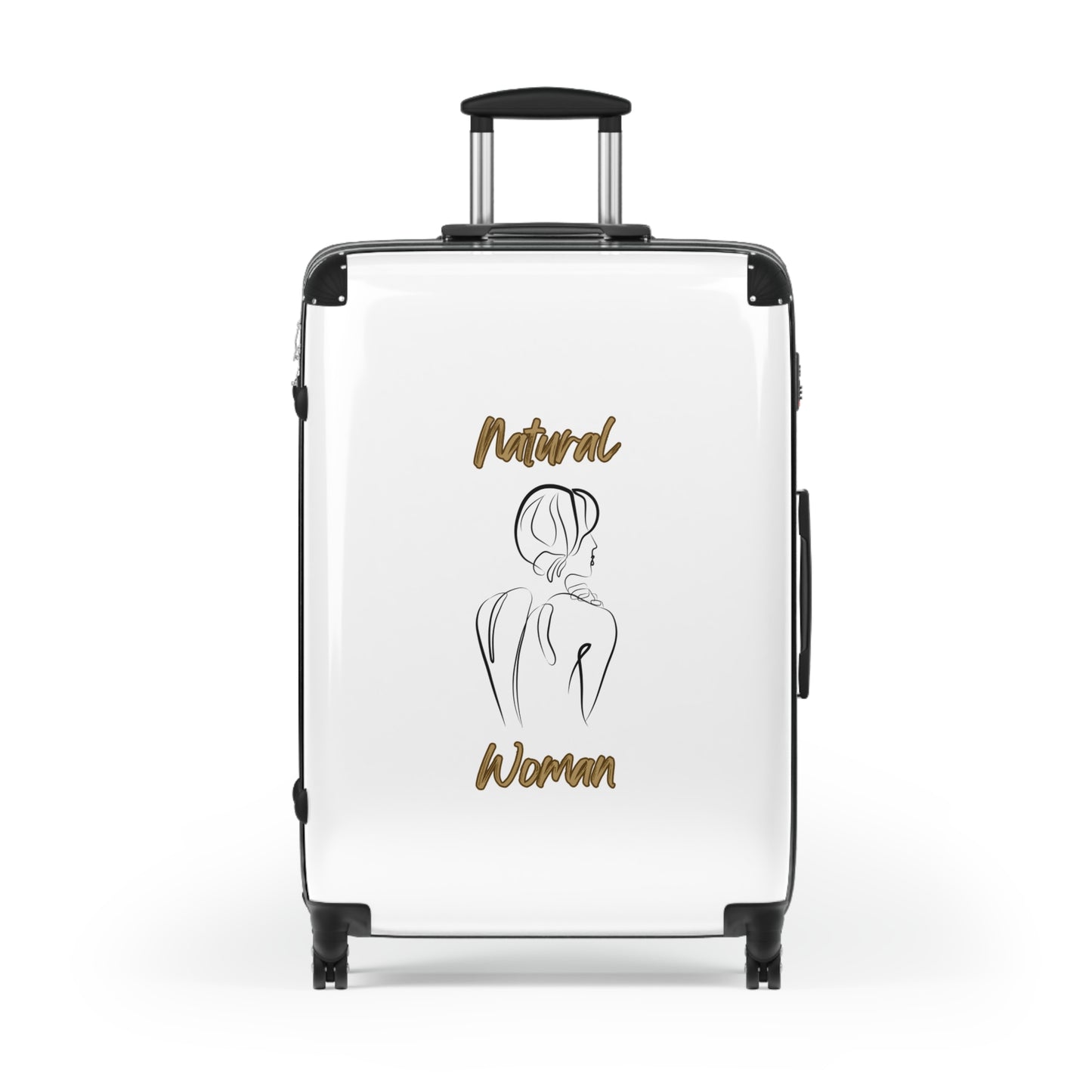 Natural Woman Back (BL) Suitcase WHITE