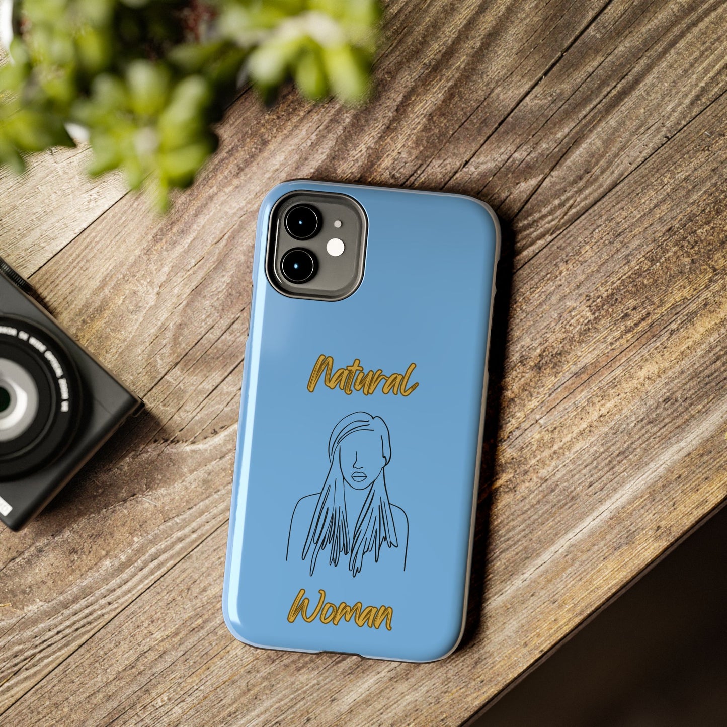 Natural Woman Content (BL)Tough Phone Cases LIGHT BLUE