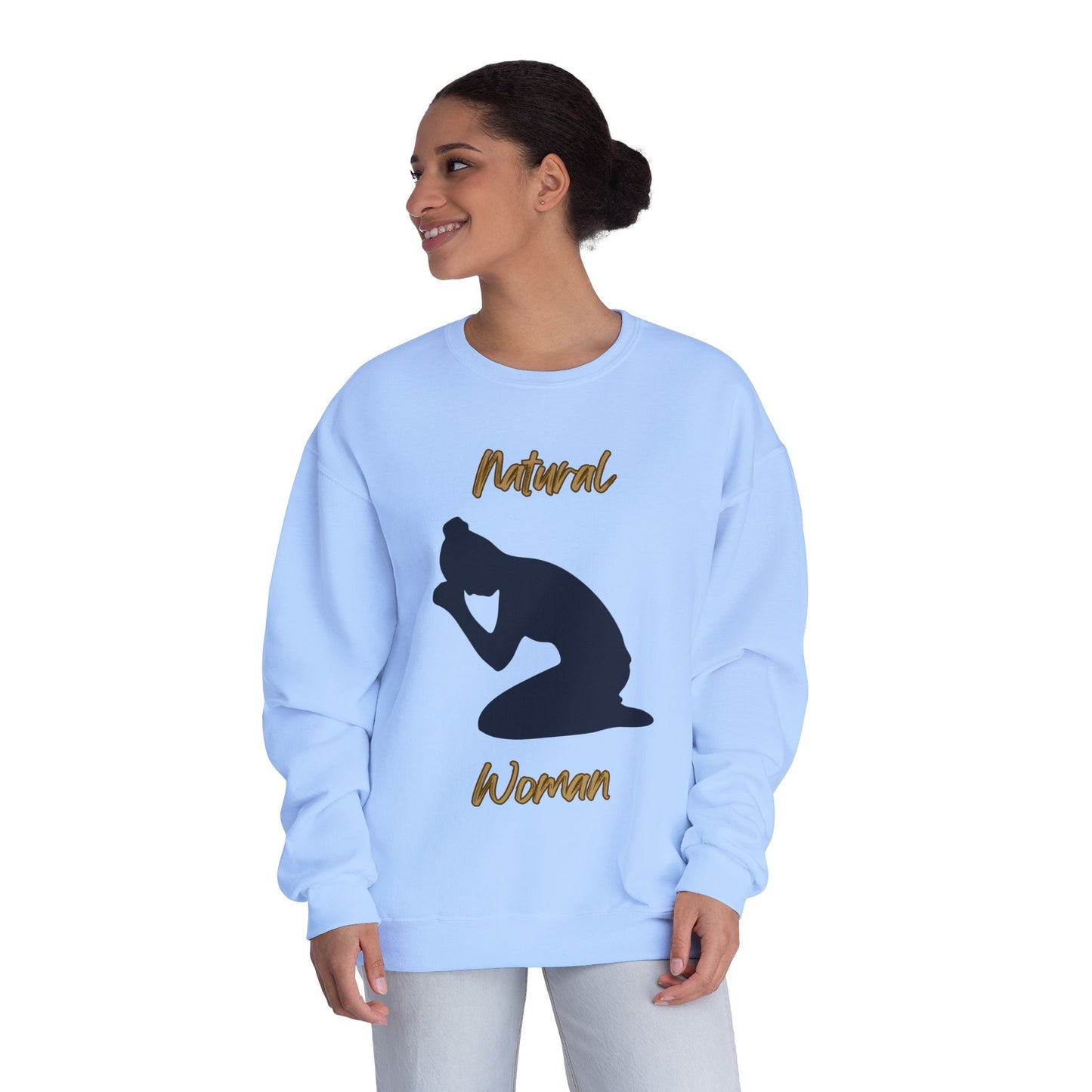 Natural Woman Pray (BL) Crewneck Sweatshirt