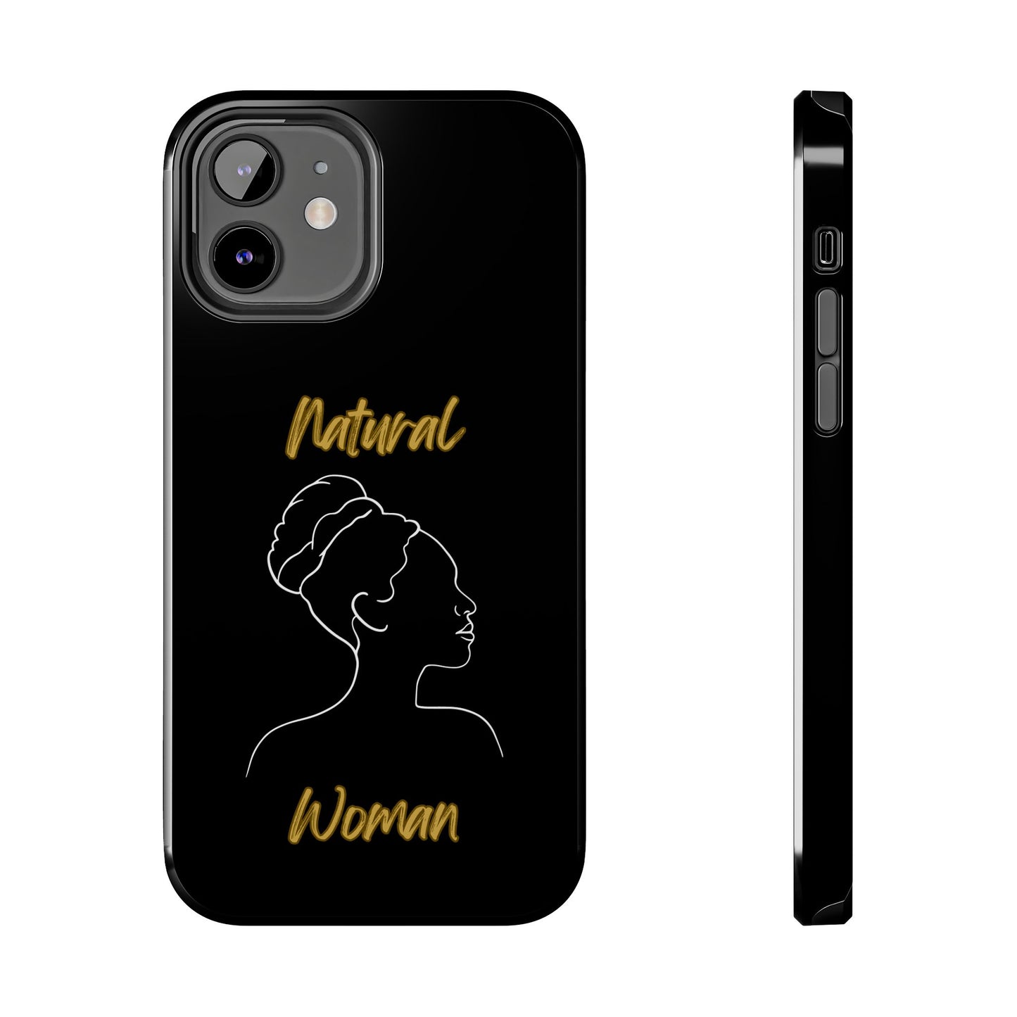 Natural Woman Mixed (WL)Tough Phone Cases BLACK