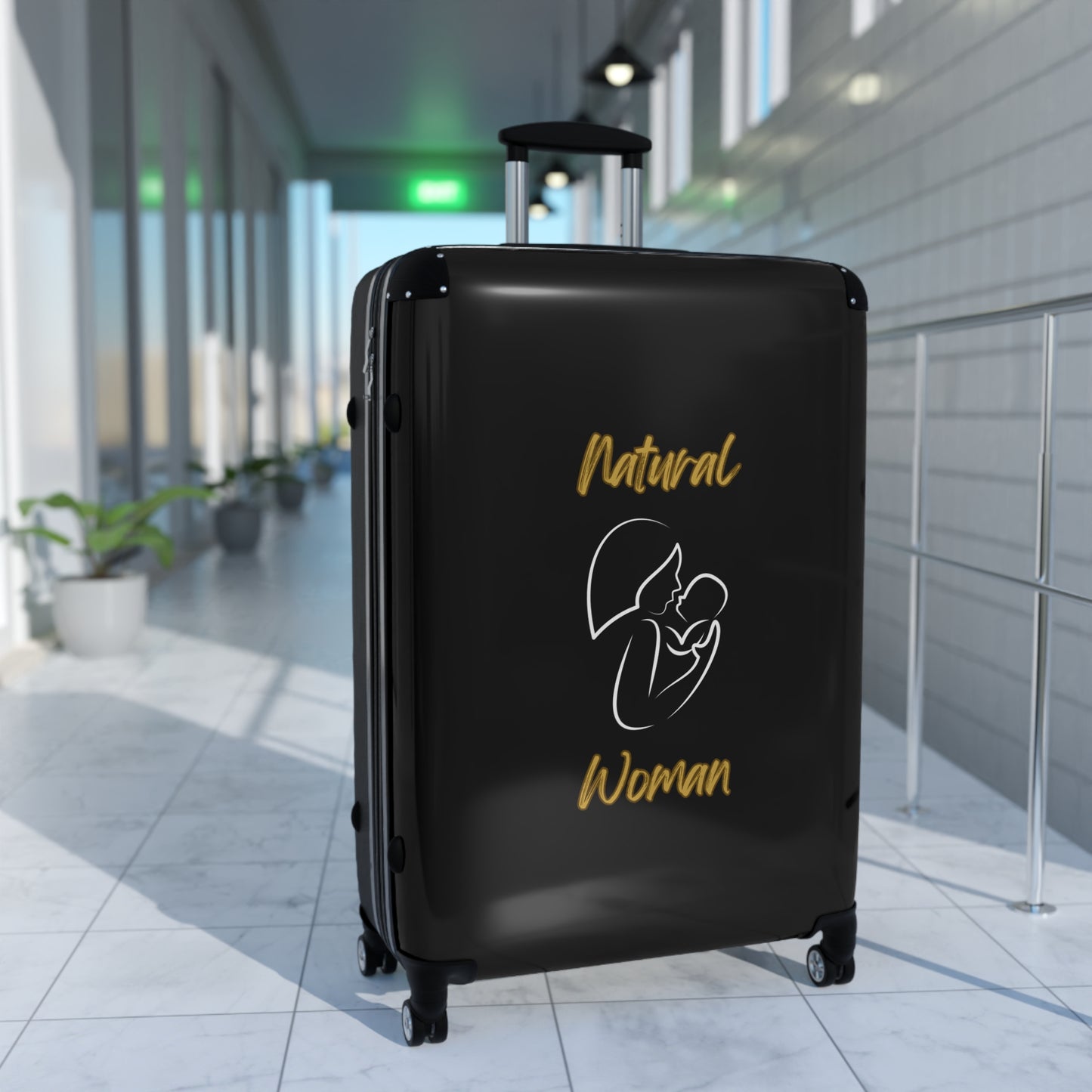 Natural Woman Long Awaited (WL) Suitcase BLACK
