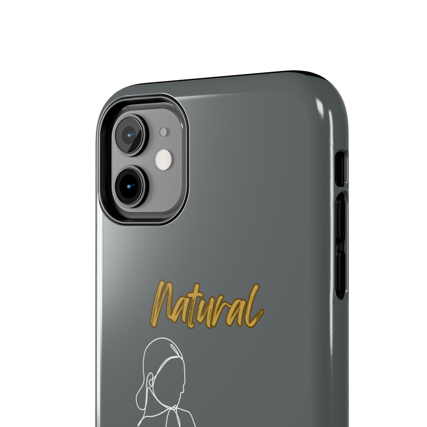 Natural Woman Hands Free (WL)Tough Phone Cases DARK GREY