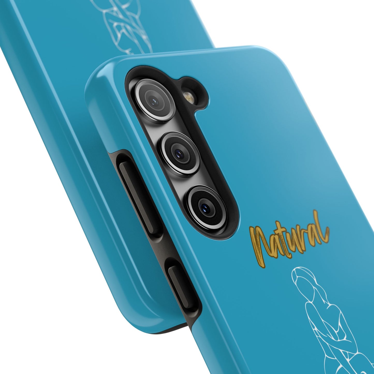 Natural Woman Shoulder Action (WL)Tough Phone Cases TURQUOISE