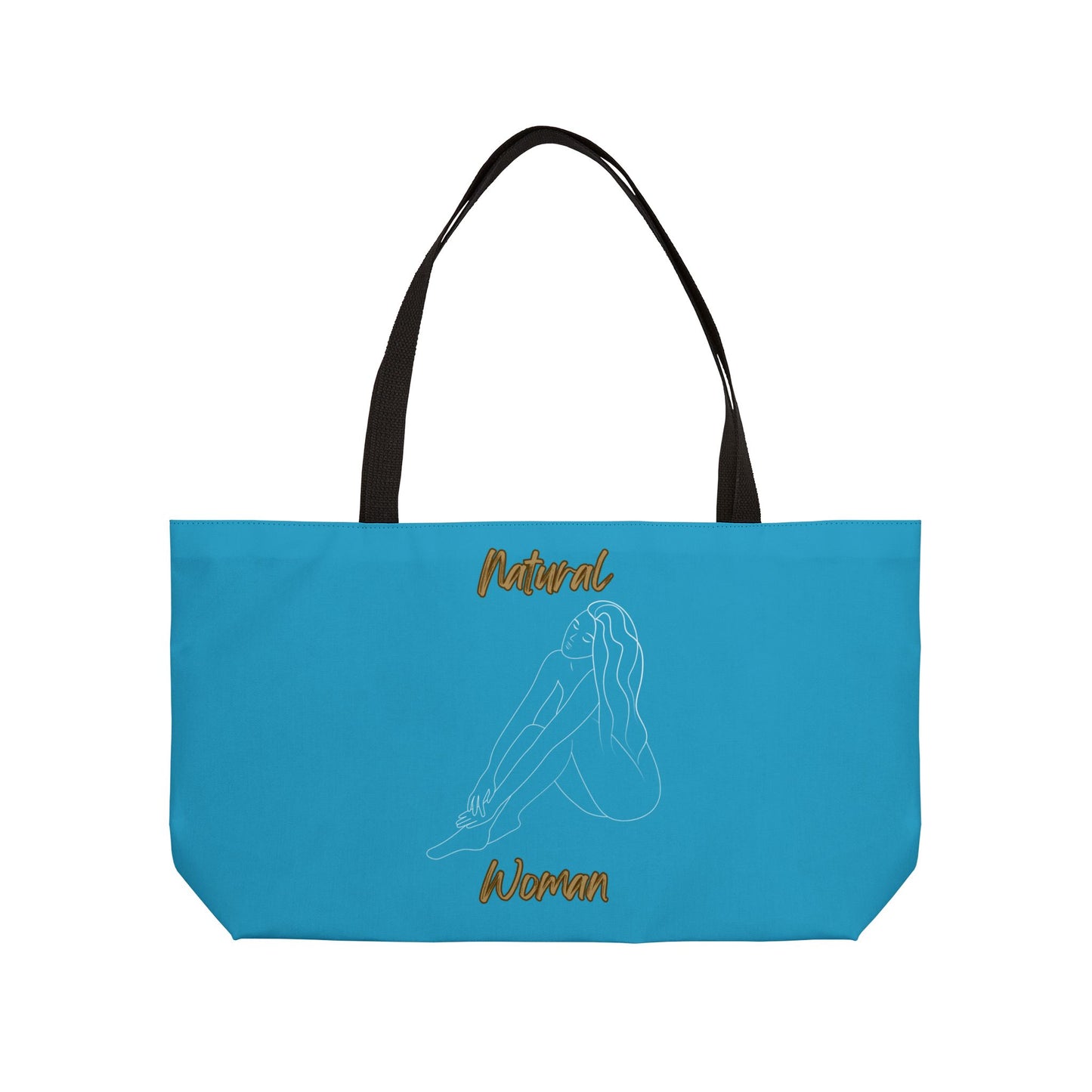 Natural Woman Beauty (WL) Weekender Tote Bag TURQUOISE