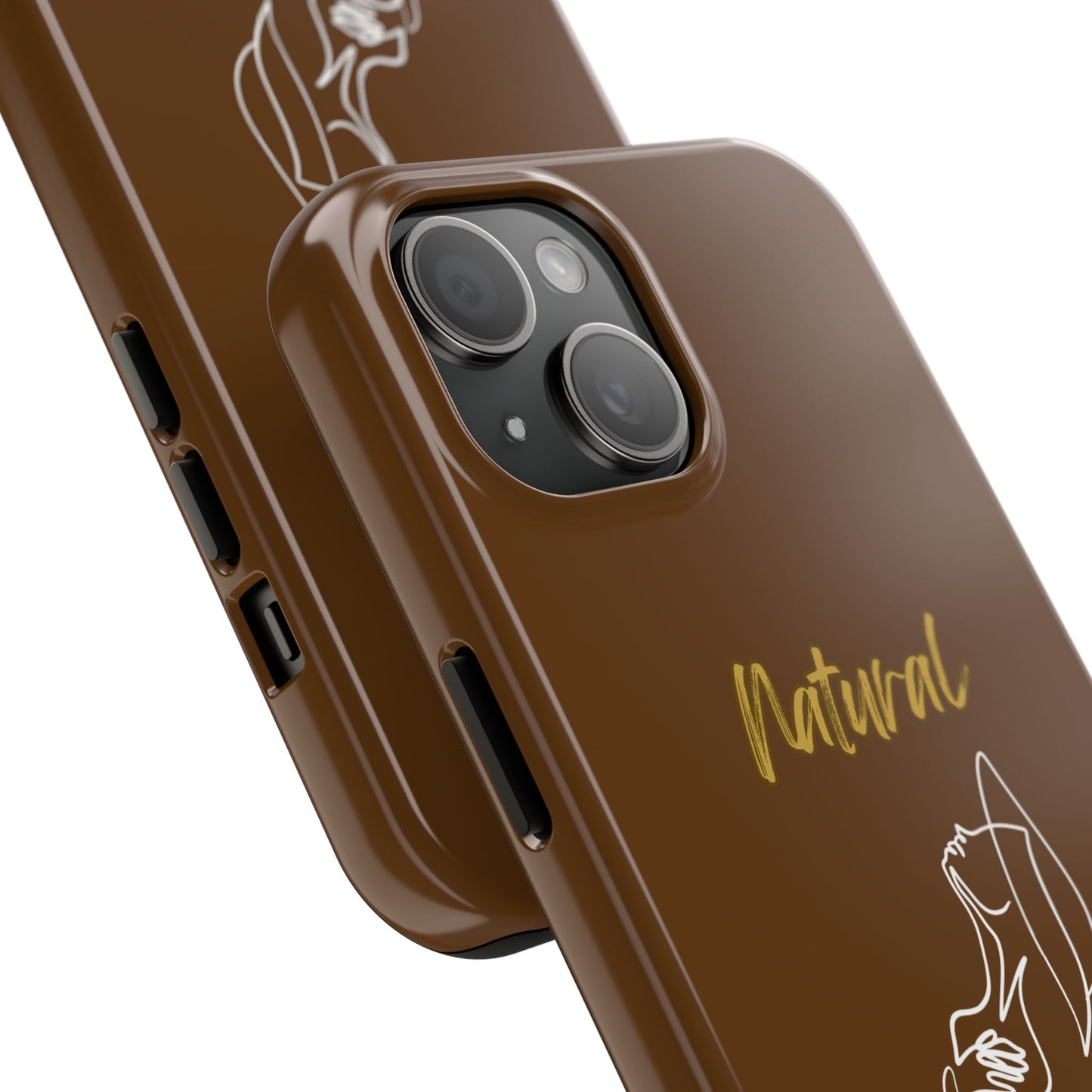 Natural Woman Free (WL)Tough Phone Cases BROWN