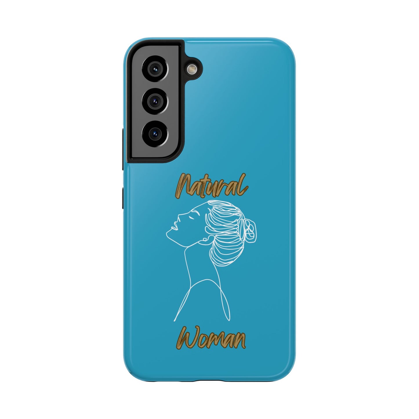 Natural Woman Wet Bun (WL) Tough Phone Cases TURQUOISE