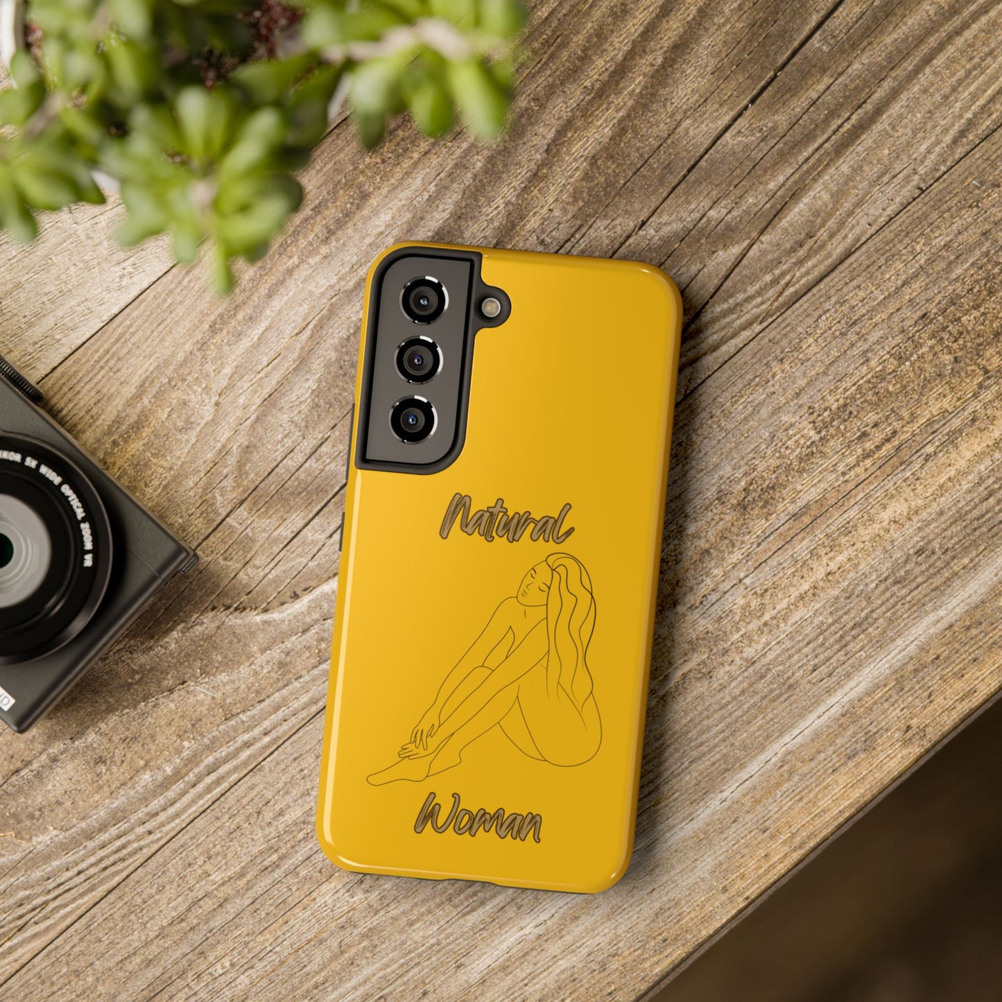 Natural Woman Beauty (BL) Tough Phone Cases YELLOW