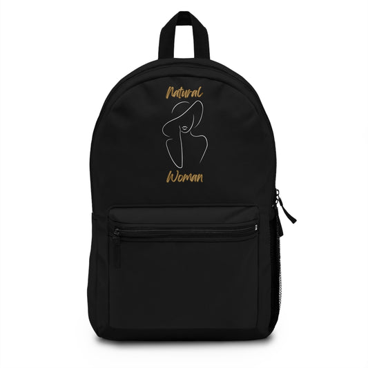 Natural Woman Sun Hat (WL) Backpack BLACK