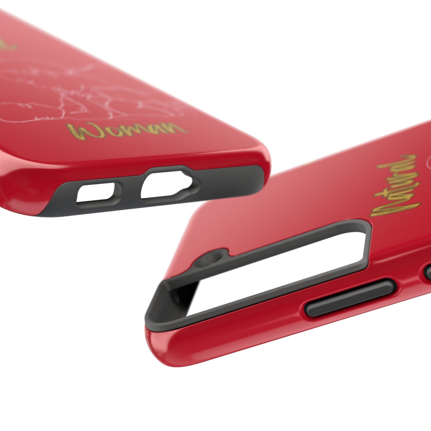 Natural Woman New Life (WL)Tough Phone Cases DARK RED